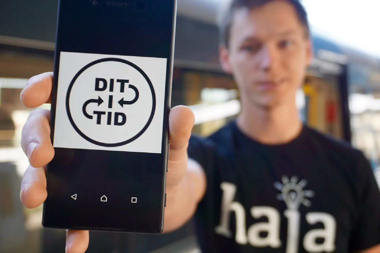 Dit-i-tid på en smartphone Dit-i-tid på en smartphone